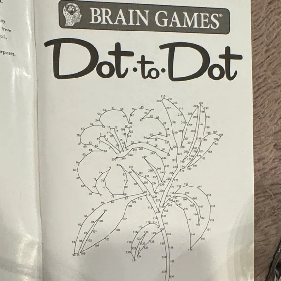 Brain Games Dot-to-Dot and Latge Print Word Hunt Puzzle Activity Books Set of 2 - Picture 8 of 8